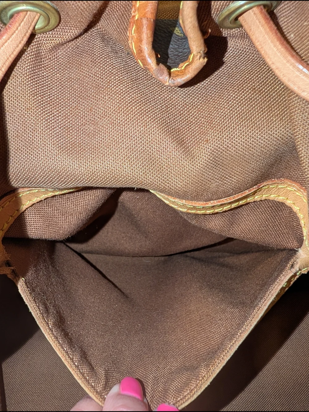 Louis Vuitton Montsouris GM Monogram Backpack Vintage